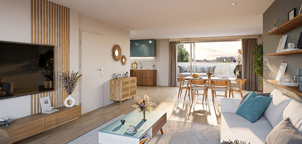 Programme immobilier neuf Quadreo - Tourcoing dans le quartier du Quadrilatère (59200) - Référence : 15760