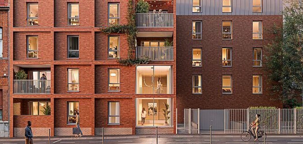 Programme immobilier neuf Nuances - Tourcoing métro M2 et gare accessibles à pied (59200) - Référence : 18395