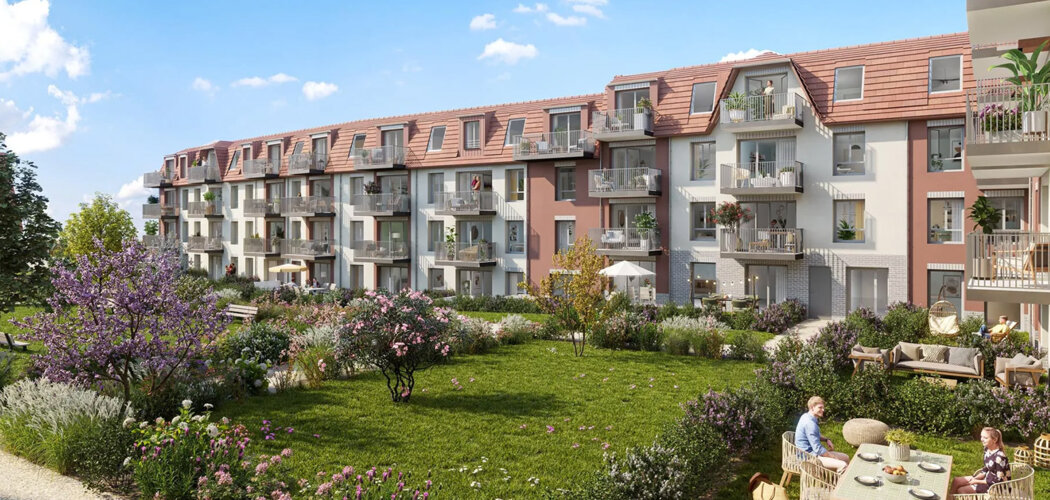 Programme immobilier neuf DOMAINE DU FERRAIN - Tourcoing proche de Neuville-en-Ferrain (59200) - Référence : 15761