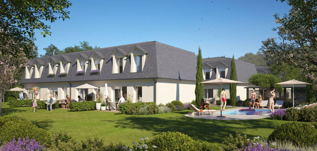 Programme immobilier neuf VILLAS DU GOLF - Tourgéville à deux pas du golf et de la plage de Deauville (14800) - Référence : 11835