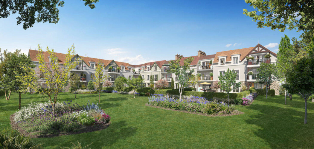 Programme immobilier neuf Les Jardins Jasmin - Tournan-en-Brie : appartements neufs T2–T4 à 600 m du RER E et Transilien P (77220) - Référence : 15906