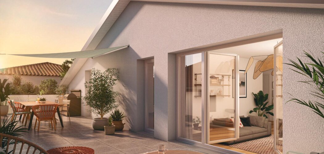 Programme immobilier neuf RESIDENCE SAINT PAUL - Tournefeuille : 33 appartements neufs à 30 min de Toulouse, espaces verts et luminosité (31170) - Référence : 14799