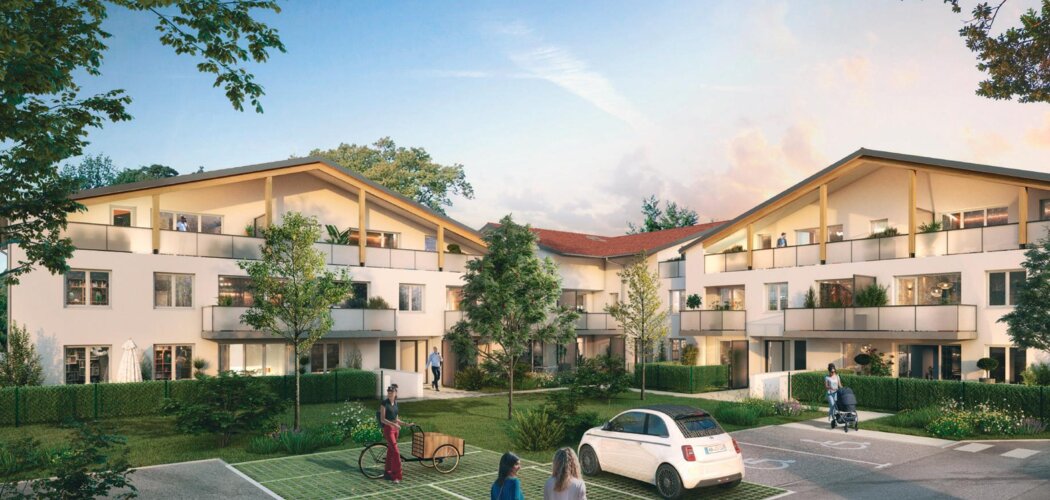 Programme immobilier neuf RESIDENCE SAINT PAUL - Tournefeuille : 33 appartements neufs à 30 min de Toulouse, espaces verts et luminosité (31170) - Référence : 14799