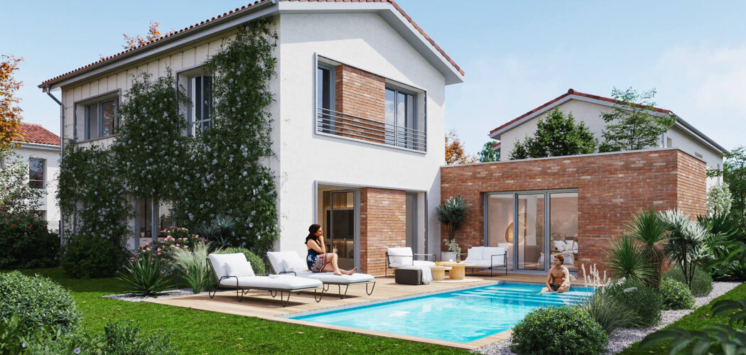 Programme immobilier neuf ALLEE DE MARIE-T - Tournefeuille à proximité à vélo du lac de la Ramée (31170) - Référence : 14801