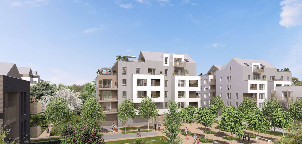 Programme immobilier neuf DOMAINE DE SUÈDE - Tours : appartements neufs du 2 au 4 pièces à 10 minutes du centre-ville (37000) - Référence : 15009