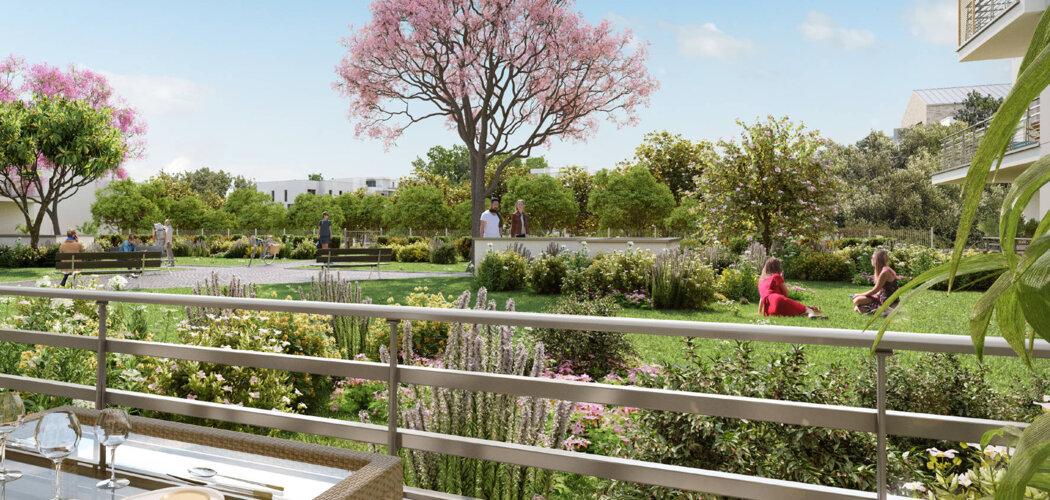 Programme immobilier neuf Patio Kipolis - Tours : Appartements studio–T5 avec terrasses, label BiodiverCity et proximité parc-jardin (37000) - Référence : 14508