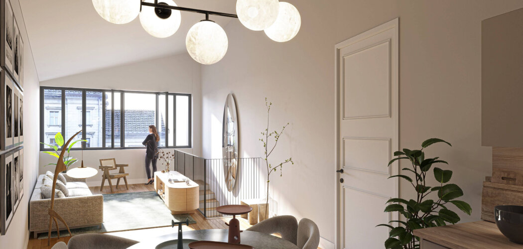 Programme immobilier neuf L'Hôtel LALOUX - TOURS - Tours : Appartements T2–T3 avec réhabilitation, proximité gare et cœur d’hypercentre (37000) - Référence : 14696