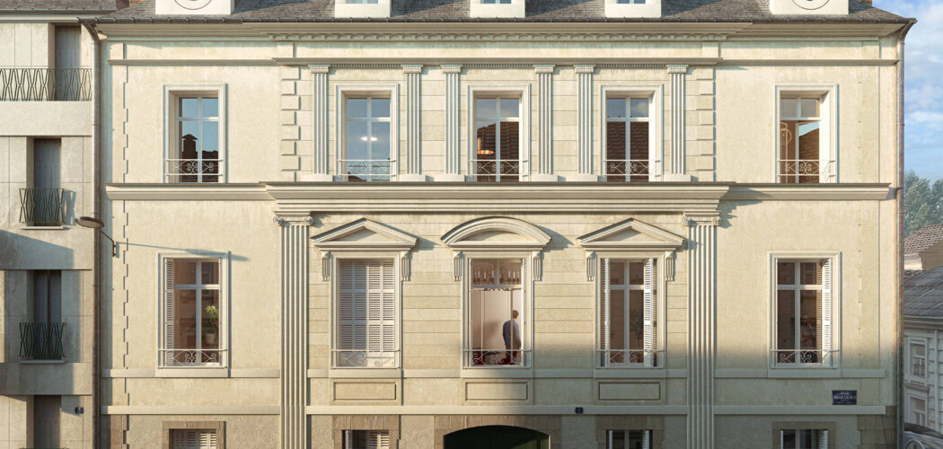 Programme immobilier neuf L'Hôtel LALOUX - TOURS - Tours : Appartements T2–T3 avec réhabilitation, proximité gare et cœur d’hypercentre (37000) - Référence : 14696