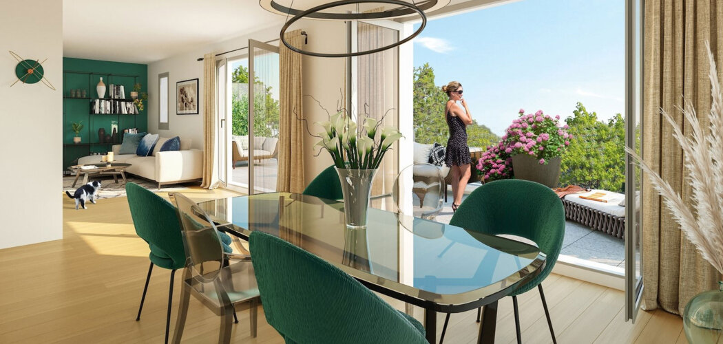 Programme immobilier neuf LES JARDINS DE SAPAILLÉ - Tours : Appartements T2–T4 avec terrasses, potager commun et proximité commodités (37000) - Référence : 9810