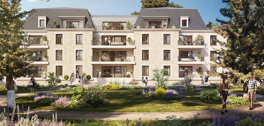 Programme immobilier neuf Parc Coty - Tours : Appartements T2–T4 avec terrasses, vues paysagères et proximité Place Coty (37000) - Référence : 17036