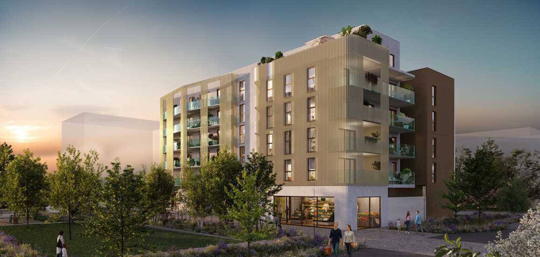 Programme immobilier neuf CHRYSALIDES - Tours : Appartements T2–T5 avec terrasses, balcons et proximité hypercentre dans le quartier Rive Sud (37000) - Référence : 14516
