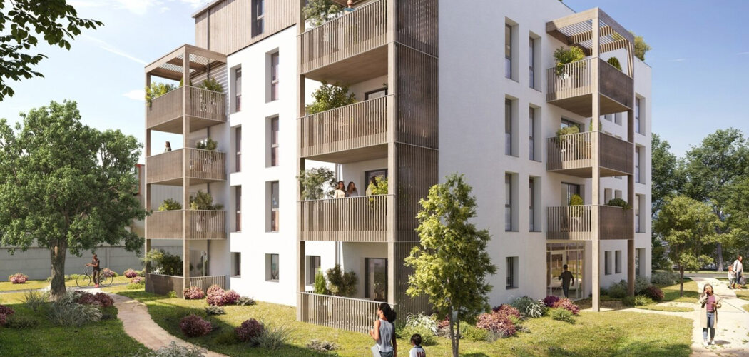 Programme immobilier neuf LES JARDINS DU LUXEMBOURG - Tours  proche tramway et commerces (37000) - Référence : 16745