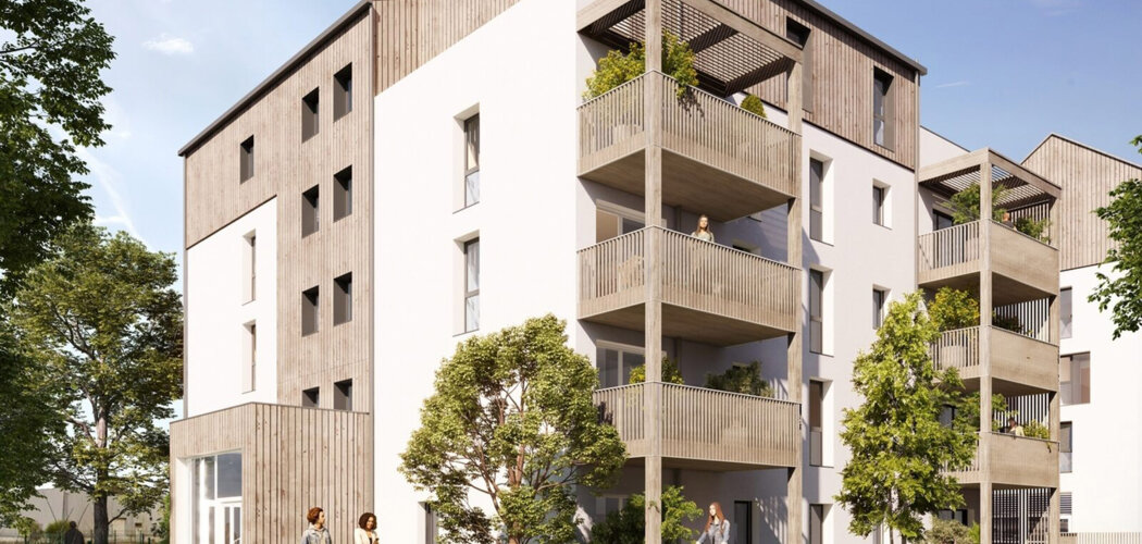 Programme immobilier neuf LES JARDINS DU LUXEMBOURG - Tours  proche tramway et commerces (37000) - Référence : 16745