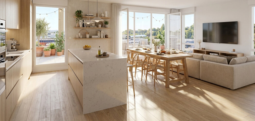Programme immobilier neuf CONVIVANCE - Tours résidence neuve aux 2 Lions (37000) - Référence : 17815