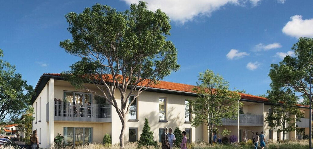 Programme immobilier neuf NUANCES TOUSSIEU  les Maisons - Toussieu : maisons et appartements neufs du 2 au 5 pièces en cœur de ville (69780) - Référence : 15530