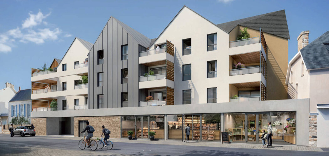 Programme immobilier neuf AN AVEL - Trégastel en coeur de ville proche ligne de bus E (22730) - Référence : 14662
