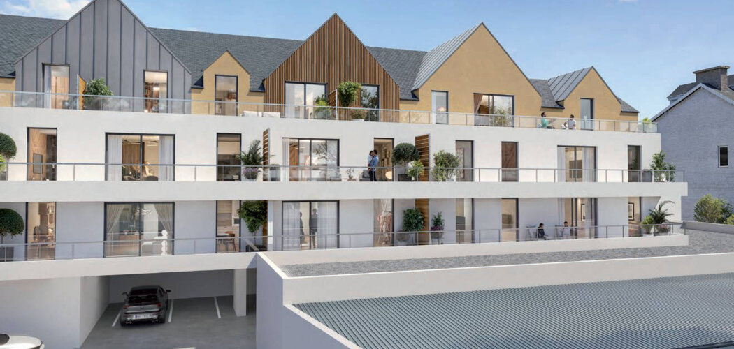 Programme immobilier neuf AN AVEL - Trégastel en coeur de ville proche ligne de bus E (22730) - Référence : 14662