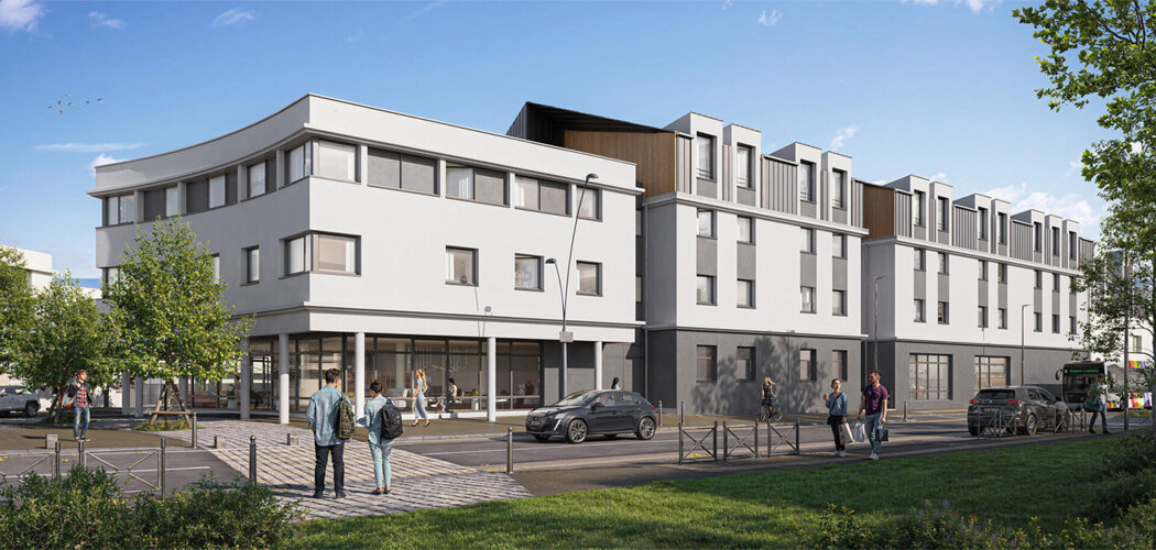 Programme immobilier neuf My Campus Anjou Renouveau - Trélazé résidence étudiante rénovée près des campus angevins (49800) - Référence : 17379