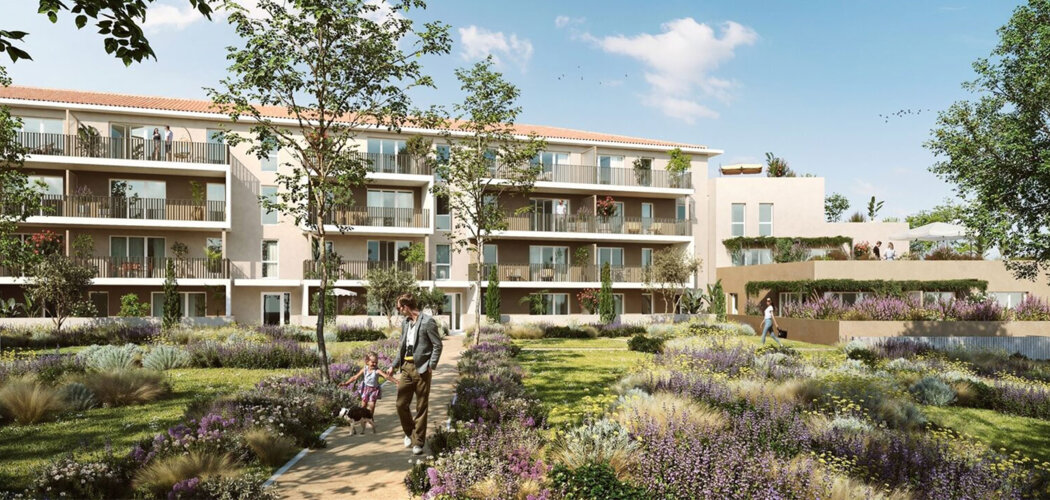 Programme immobilier neuf TERRASSES VICTORIA - Trets résidence neuve au cœur de la ZAC René Cassin (13530) - Référence : 17284