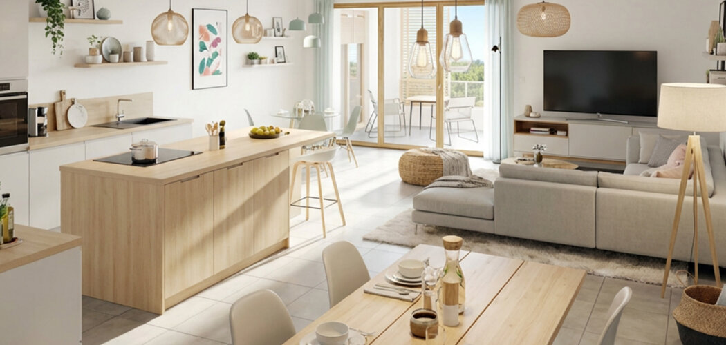 Programme immobilier neuf Ome - Trévoux appartements au cœur de l’écoquartier des Orfèvres (01600) - Référence : 13732