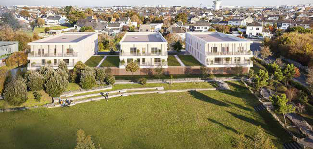 Programme immobilier neuf Trilogie - Trignac : Appartements T2–T4 avec terrasses, jardins privatifs et proximité quartier Océane Acacias (44570) - Référence : 7134
