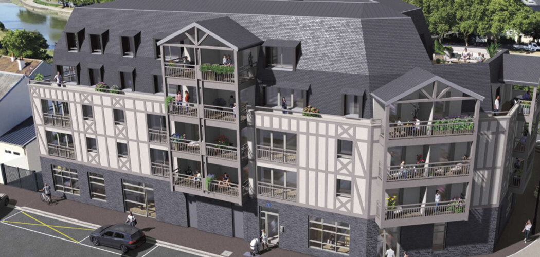 Programme immobilier neuf Le Halage - Trouville sur Mer appartements lumineux à quelques minutes de la plage (14360) - Référence : 17521