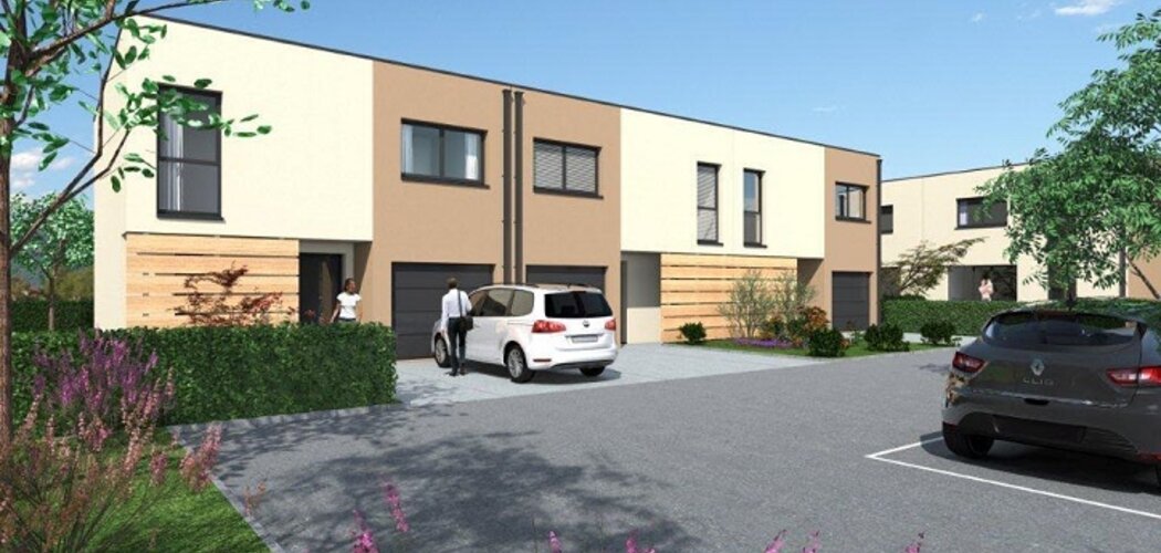 Programme immobilier neuf Le Clos de la Brasserie - Uckange : 13 maisons T4–T5 de 90 m² avec jardins privatifs près des commodités (57270) - Référence : 139