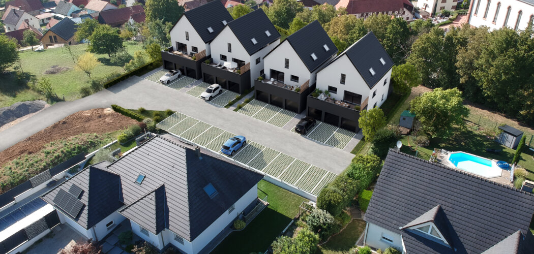 Programme immobilier neuf Les Duos de L'Ecrin - Uhlwiller aux portes  d’Haguenau (67350) - Référence : 9460