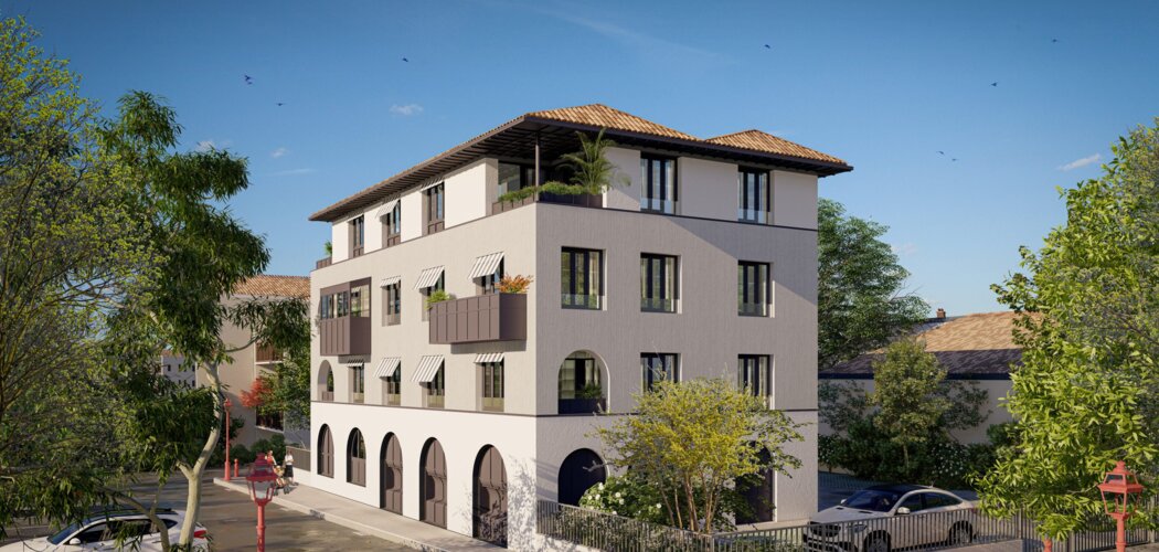 Programme immobilier neuf Lohitzalde - Urrugne : appartements neufs du 2 au 4 pièces en quartier Socoa (64122) - Référence : 16927