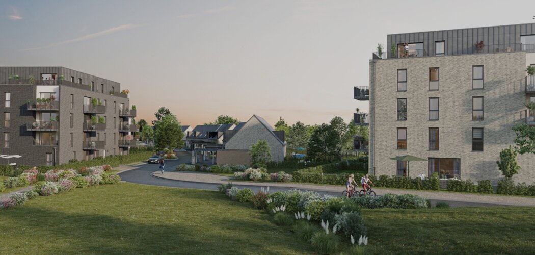 Programme immobilier neuf LES JARDINS DU FAUBOURG - Valenciennes : appartements et maisons neuves du 2 au 5 pièces en quartier calme (59300) - Référence : 15074