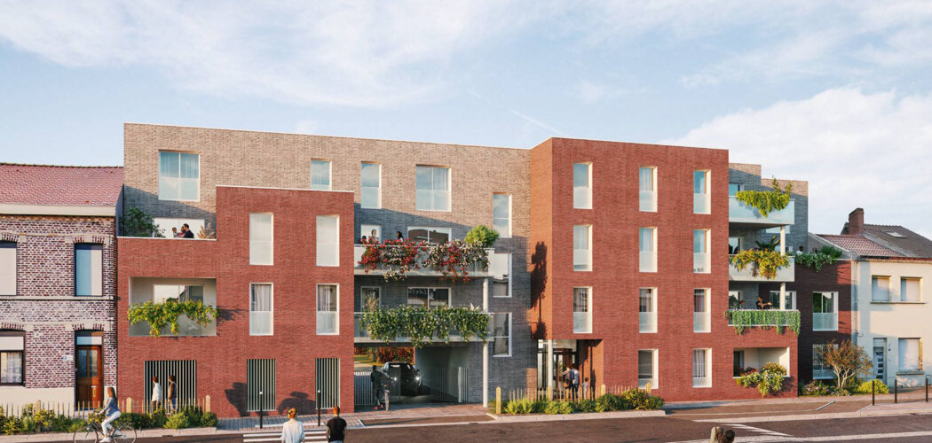 Programme immobilier neuf LE DOMAINE - Valenciennes : appartements neufs du 2 au 4 pièces en secteur Vignoble (59300) - Référence : 14952