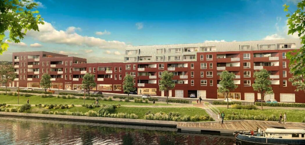 Programme immobilier neuf ESKO - Valenciennes : appartements neufs du T1 au T5 proche du Port de plaisance (59300) - Référence : 15015