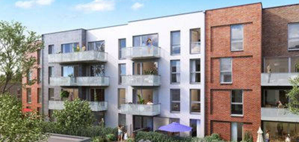 Programme immobilier neuf LE CLOS MACAREZ - Valenciennes : Appartements T2–T4 avec balcons, terrasses et prestations haut de gamme proche des transports (59300) - Référence : 14190