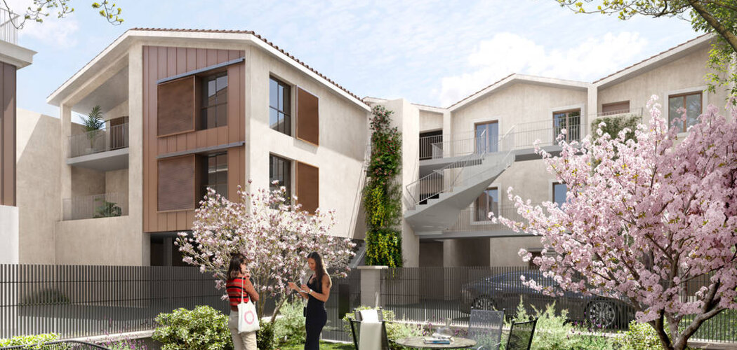 Programme immobilier neuf LE CLOS ST AGATHE - Valergues réhabilitation de caractère près de la gare routière (34130) - Référence : 12114