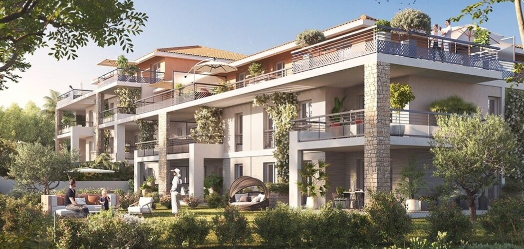 Programme immobilier neuf L'escale - Vallauris : appartements neufs du studio au 4 pièces proche de Golfe-Juan (06220) - Référence : 14326