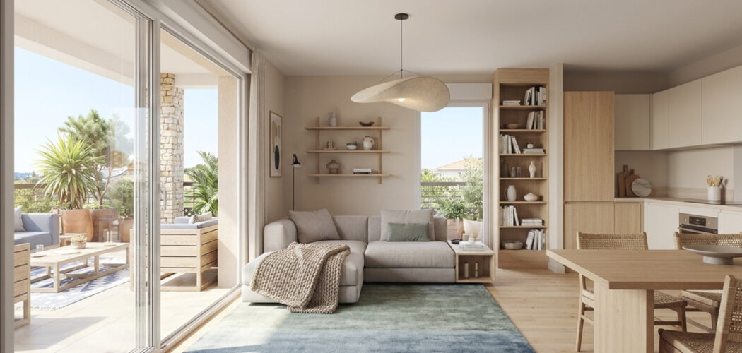 Programme immobilier neuf L'escale - Vallauris : appartements neufs du studio au 4 pièces proche de Golfe-Juan (06220) - Référence : 14326