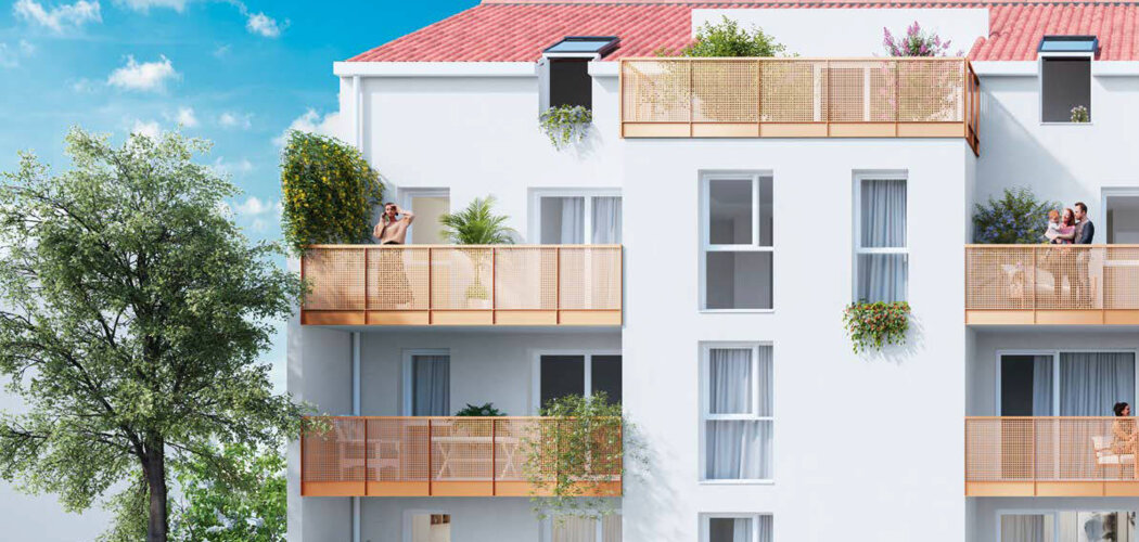 Programme immobilier neuf FLEURS BLANCHES - Vallet : Appartements T2–T4 avec terrasses, parking sécurisé et proximité centre-ville (44330) - Référence : 6786