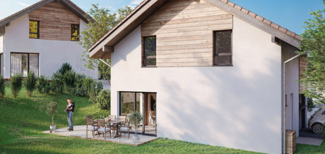 Programme immobilier neuf Les villas Eloquence - Vallières-sur-Fier à moins de 10 min de Rumilly (74150) - Référence : 12639