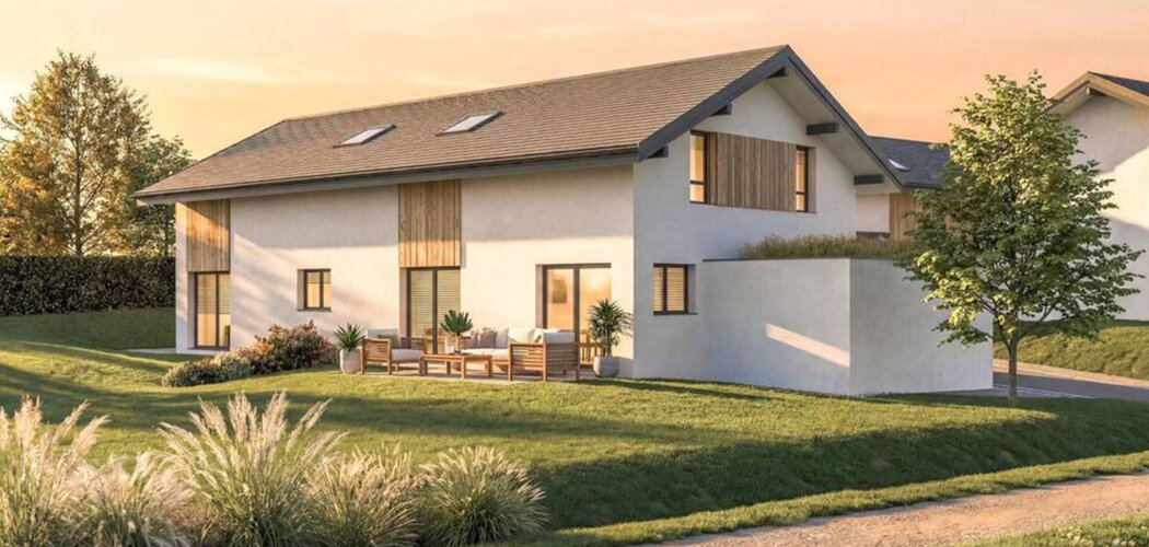 Programme immobilier neuf LES JARDINS DE CHLOE - Vallières-sur-Fier maison neuve proche village (74150) - Référence : 17833