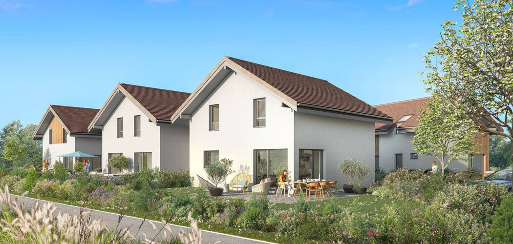 Programme immobilier neuf Domaine des oiseaux - Vallières-sur-Fier proche Annecy et Rumilly (74150) - Référence : 17128