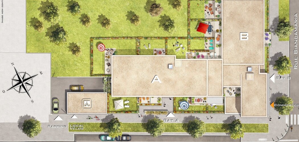 Programme immobilier neuf Le Commandeur - Vandoeuvre-lès-Nancy : 46 appartements T1–T3 en cœur de ville avec prestations complètes (54500) - Référence : 221
