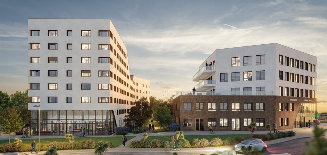 Programme immobilier neuf ALPHA - Vannes résidence étudiante à deux pas de l’Université de Bretagne Sud (56000) - Référence : 10957