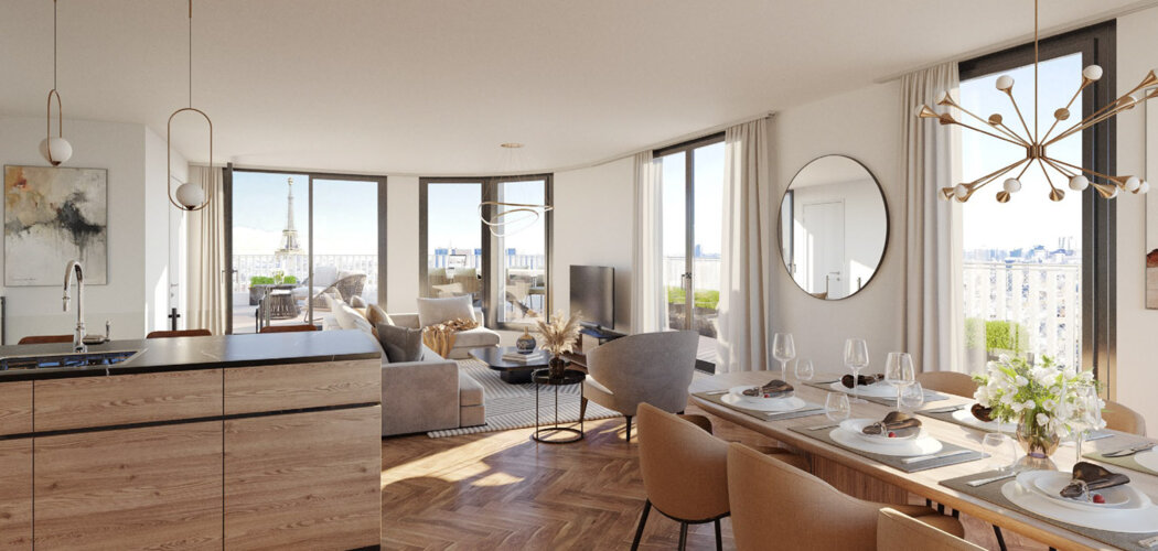 Programme immobilier neuf ALLURE - Vanves à deux pas métro 12 et tram T2 (92170) - Référence : 16620