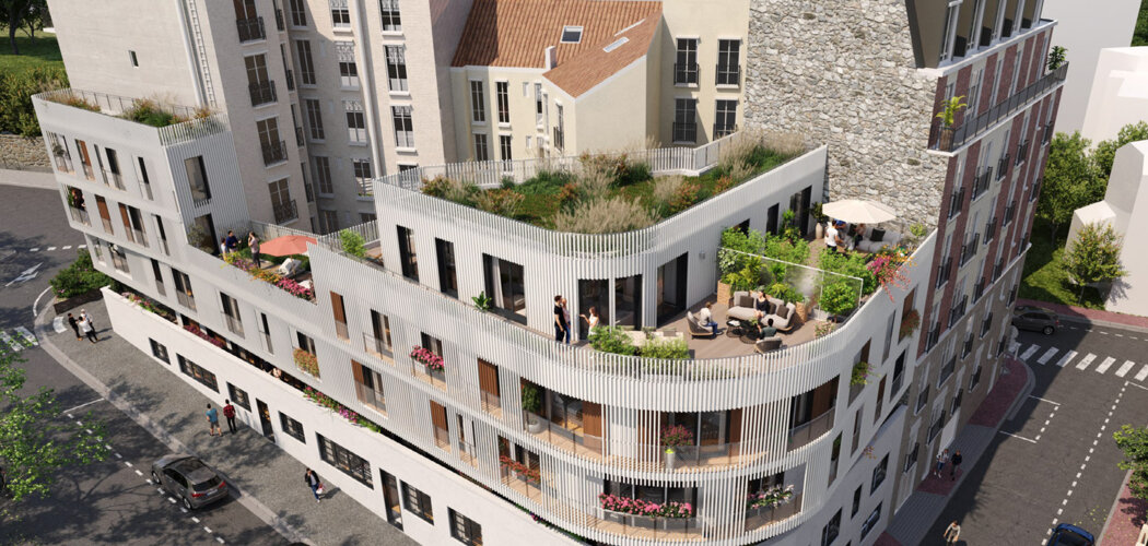 Programme immobilier neuf ALLURE - Vanves à deux pas métro 12 et tram T2 (92170) - Référence : 16620