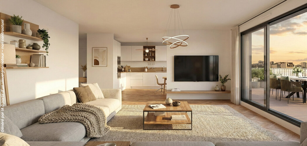 Programme immobilier neuf ALLURE - Vanves à deux pas métro 12 et tram T2 (92170) - Référence : 16620