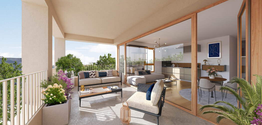 Programme immobilier neuf RenouVaulx - Vaulx-en-Velin : appartements neufs 2 à 5 pièces à 2 min du tram T9 et proche de Lyon (69120) - Référence : 15992