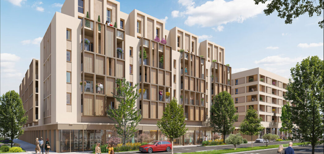 Programme immobilier neuf RenouVaulx - Vaulx-en-Velin : appartements neufs 2 à 5 pièces à 2 min du tram T9 et proche de Lyon (69120) - Référence : 15992
