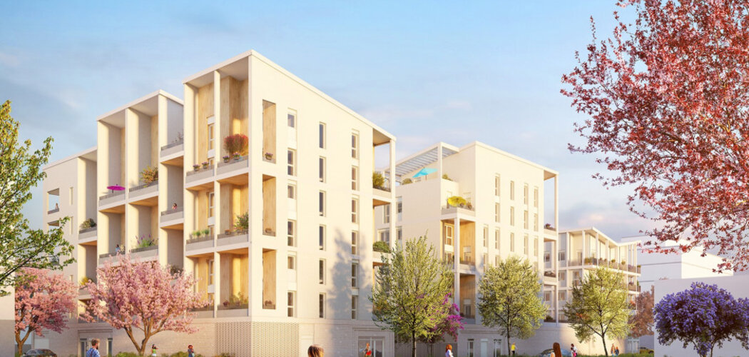 Programme immobilier neuf KOZY - Vaulx-en-Velin : appartements neufs du studio au 5 pièces proche du futur tramway T9 (69120) - Référence : 16022