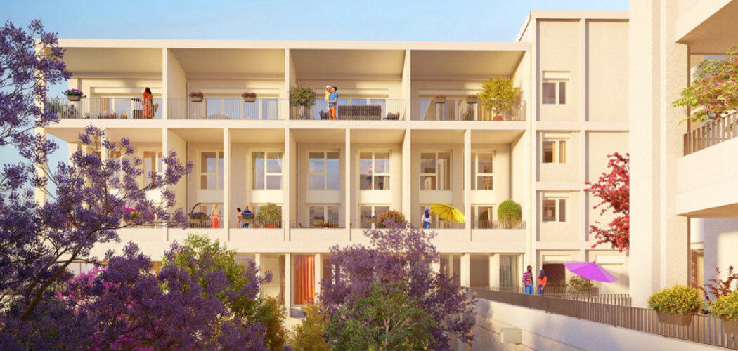 Programme immobilier neuf KOZY - Vaulx-en-Velin : appartements neufs du studio au 5 pièces proche du futur tramway T9 (69120) - Référence : 16022