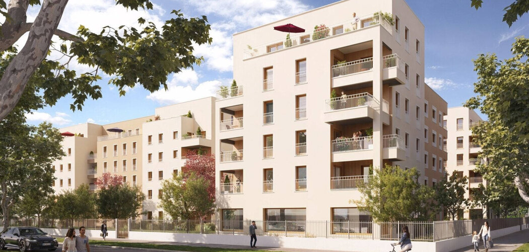Programme immobilier neuf Résidence SOLINE - Vaulx-en-Velin proche centre commercial et métro A (69120) - Référence : 16032